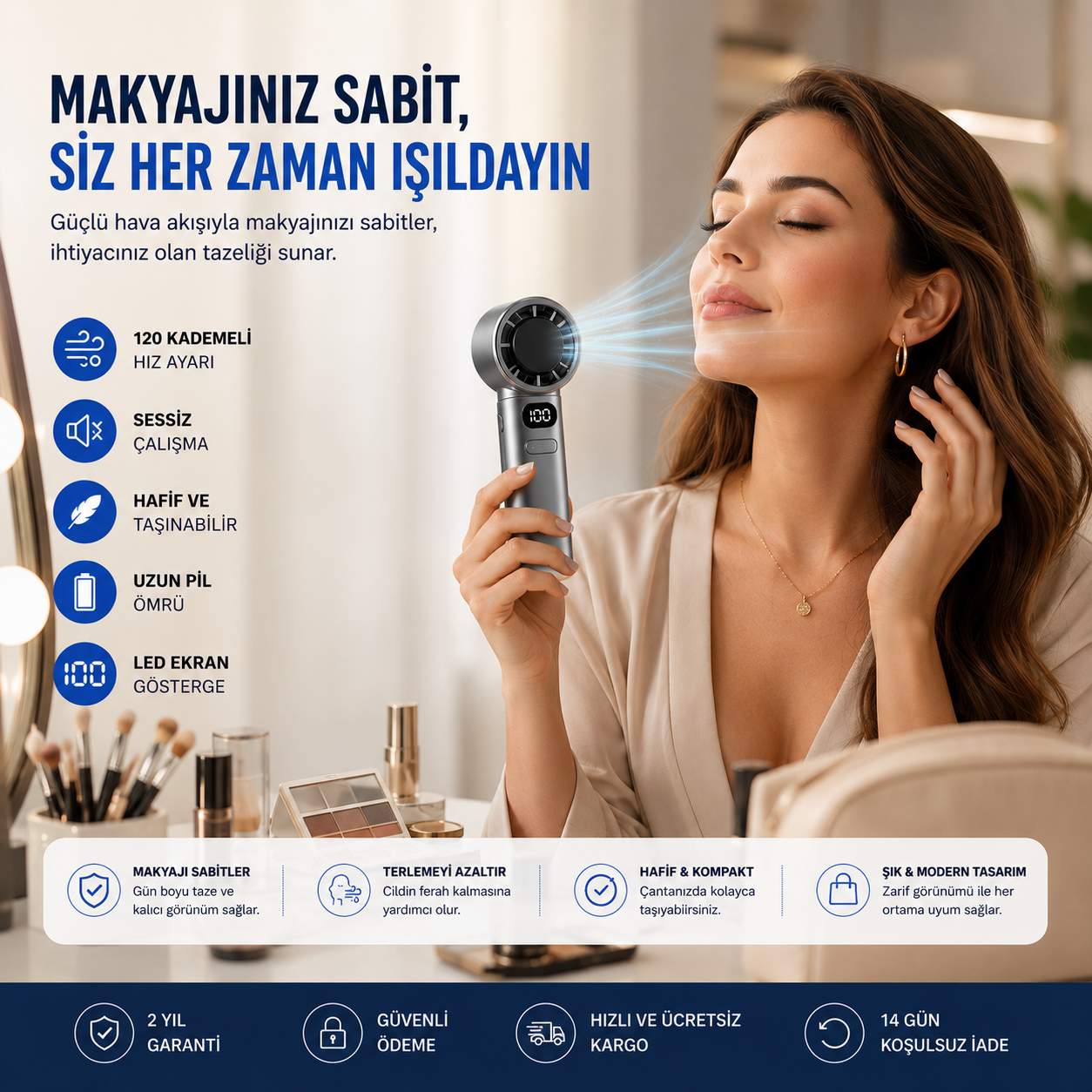SENXAR™ Taşınabilir Turbo Serinlik Fanı